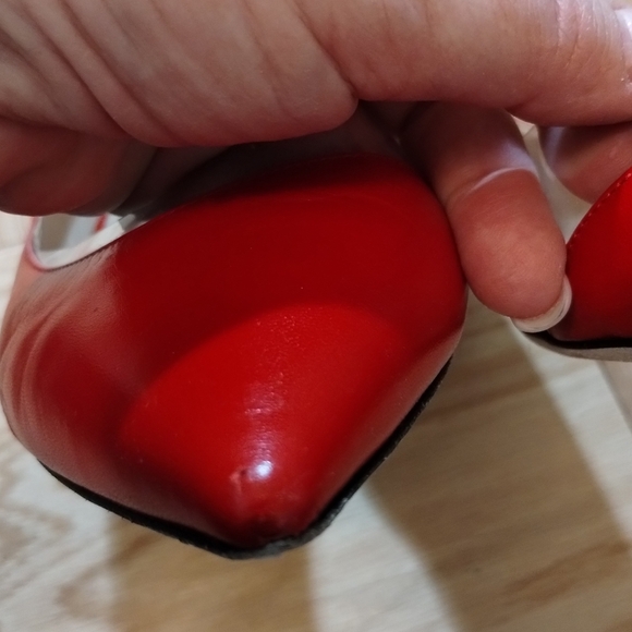 Tamara Mellon Capretto Flats Red Size EU42/US:10-10.5 - Picture 6 of 15